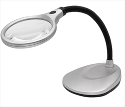 Kính lúp có đèn LED (2X, 5X, φ105mm) AS ONE 1-2457-01 SL-23